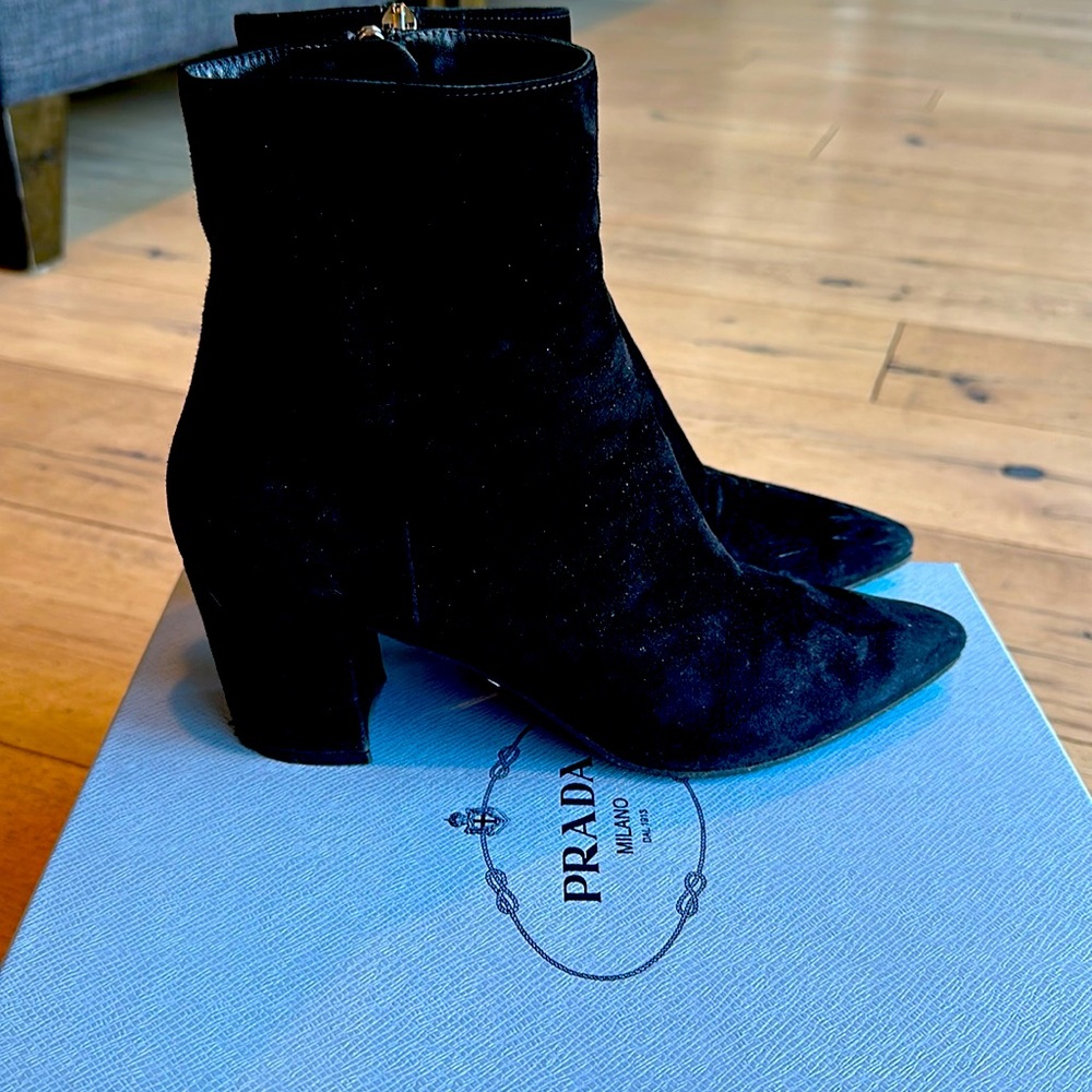 Prada Calzature Donna Suede boots